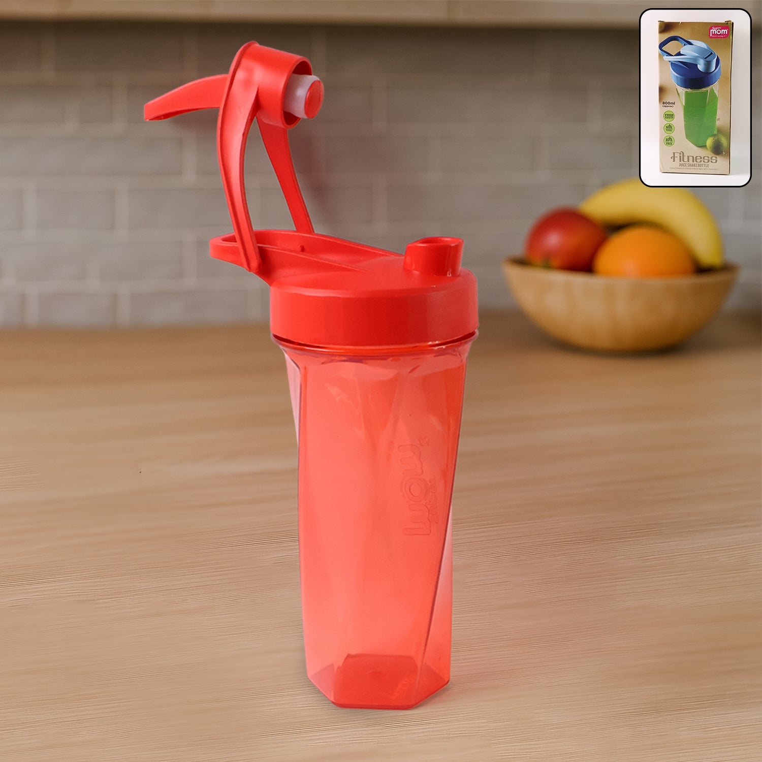 Manual Stirring Fitness Shaker Bottle with Hand Crank Approx Manual Stirring Fitness Shaker Bottle with Hand Crank Approx